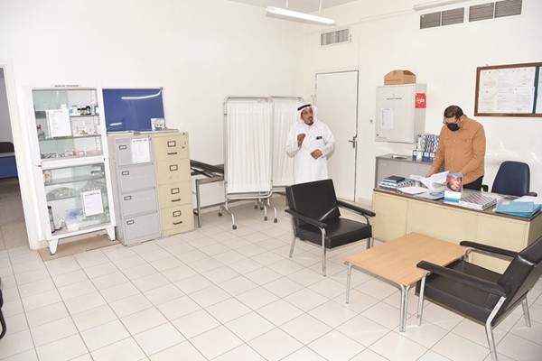 العيادة الطبية تقدم خدمة متميزة للنزلاء