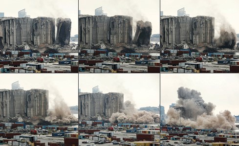 بالفيديو.. «انهيار» جديد في ذكرى الانفجار الكبير.. وماكرون: لن أسمح باختفاء لبنان