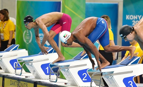 «السباحة» تنافس في 5 نهائيات بدورة التضامن الإسلامي اليوم