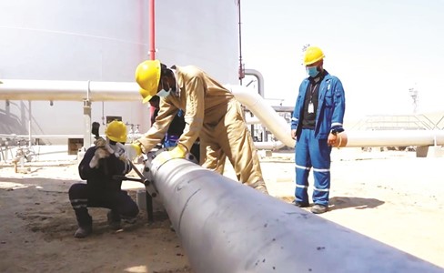 «نفط الكويت» تنتهي من خط تصدير الغاز ديسمبر المقبل بقيمة 450 مليون دولار