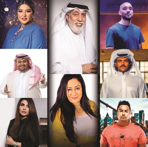 نجوم مسلسل بطن وظهر