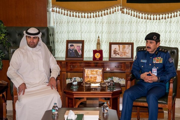 رئيس قوة الإطفاء العام استقبل نائب رئيس مجلس إدارة جمعية المحامين الكويتية والوفد المرافق له