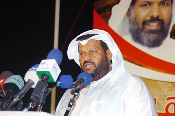 عبدالله العرادة خلال إحدى الندوات