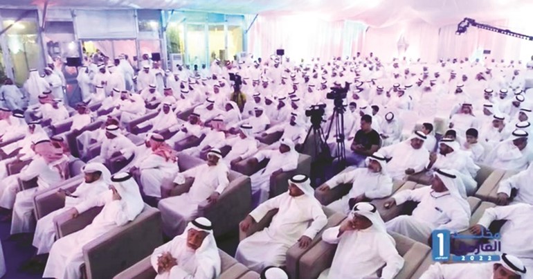 حشد كبير من أبناء الدائرة