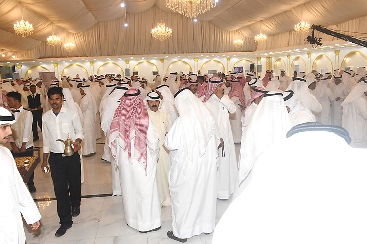 حشد كبير من ناخبي الخامسة في مقر مرشح الدائرة النائب السابق ماجد المطيري