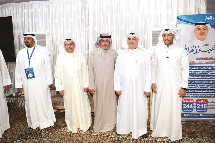 خليل الصالح مع أبناء الدائرة الثانية