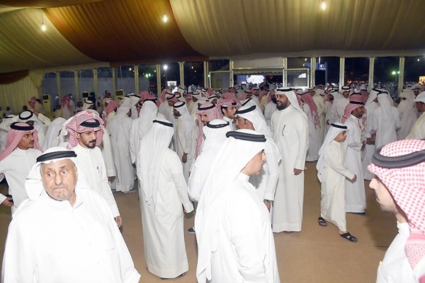 حضور كثيف في مقر النائب السابق ومرشح الدائرة الخامسة خالد العتيبي	 (محمد هاشم)