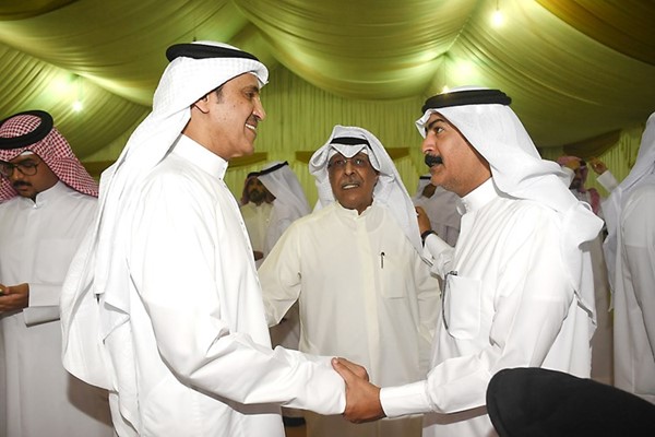 جانب من استقبال العتيبي