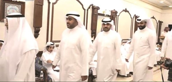 الحضور في ديوان المطير