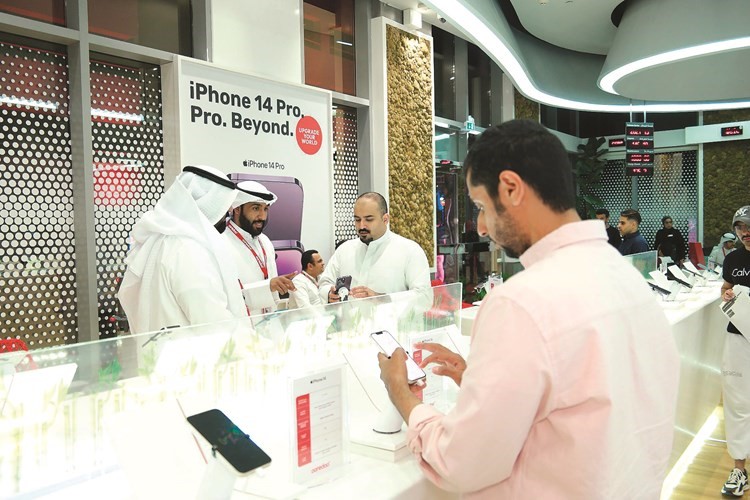 جانب من الفعالية في مبنى ooredoo