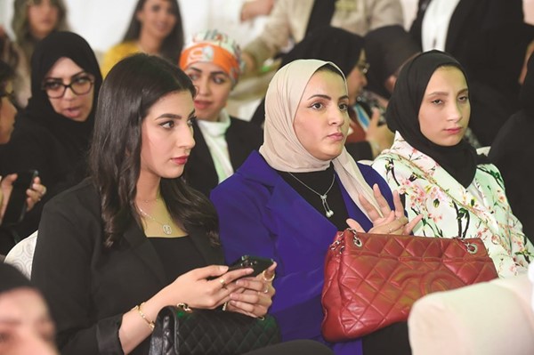 الناخبات خلال ندوة أسامة الزيد