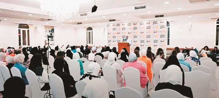 الناخبات خلال ندوة عاشور