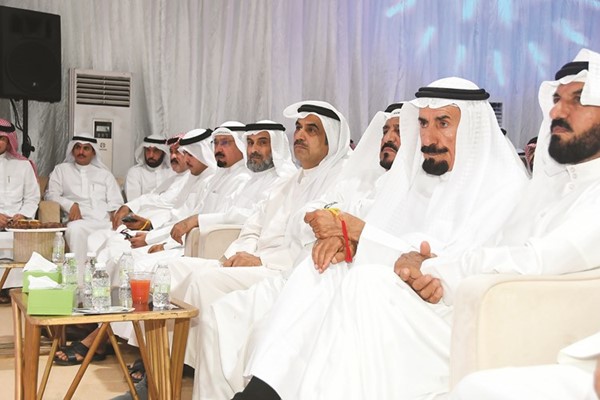 سعود الطامي مع بعض الحضور
