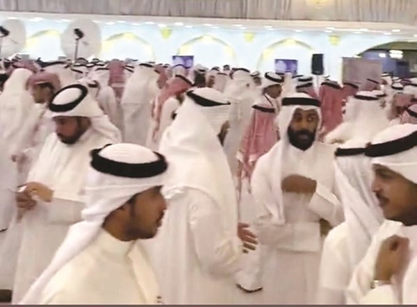 جانب من مقر ماجد المطيري