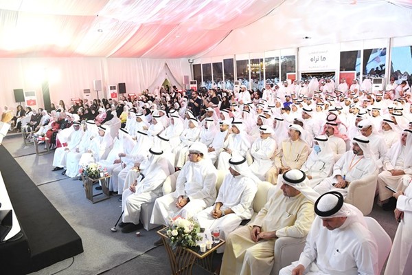 جانب من الحضور في مقر عبدالله الكندري