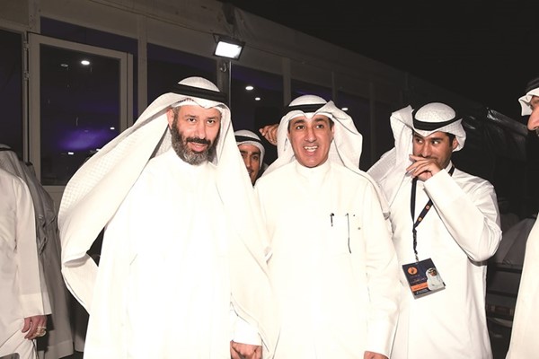 ثامر العنزي يرحب بالنائب السابق د.فيصل المسلم