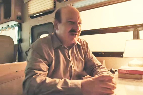 أحمد السلمان في مشهد من مسلسل ديستوبيا