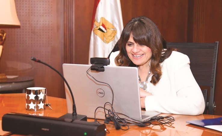 وزيرة الدولة للهجرة وشؤون المصريين بالخارج السفيرة سها جندي