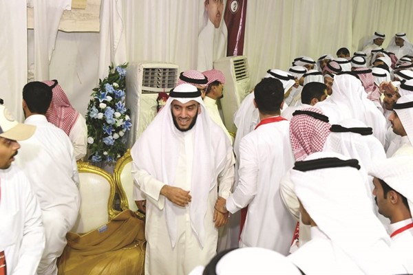 د. فلاح الهاجري مباركا لحامد البذالي