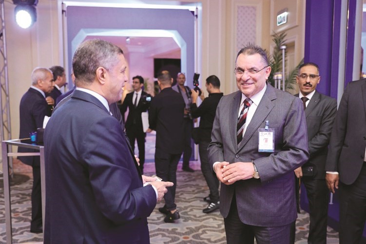 محمد الصقر و نائب رئيس مجموعة العربي د.ممدوح محمود العربي خلال الحفل