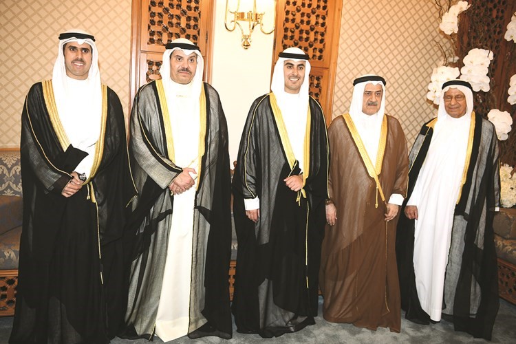 الشيخ علي اليوسف والشيخ صباح علي اليوسف يهنئان