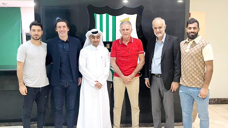 المدرب البرتغالي لمنتخب إيران كيروش يزور النادي الأهلي