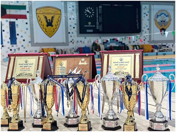 القادسية بطلاً لدرع التفوق العام للألعاب المائية
