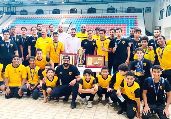 القادسية بطلاً لدرع التفوق العام للألعاب المائية