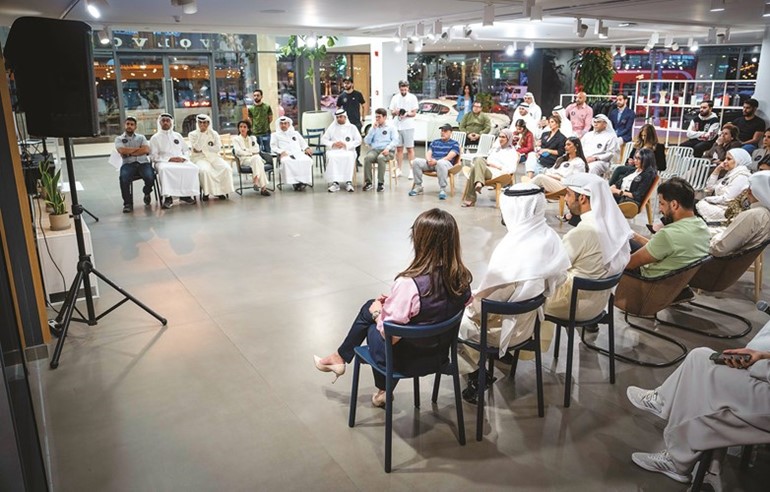 جانب من حفل إطلاق برنامج SpeakUp Kuwait التدريبي