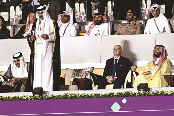 تميم بن حمد: من قطر.. من بلاد العرب نرحب بالجميع في بطولة كأس العالم