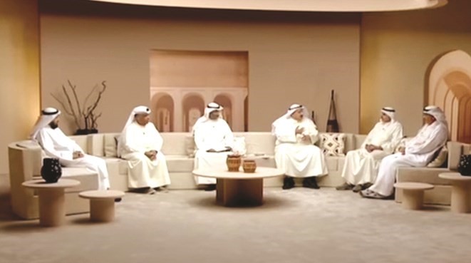برنامج ديوانية التلفزيون واستضافته لسفير دولة الإمارات د.مطر النيادي