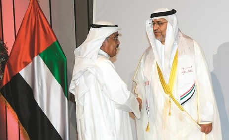 نائب رئيس التحرير الزميل عدنان الراشد يبارك للسفير د.مطر النيادي