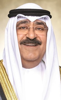 ممثل صاحب السمو الأمير الشيخ نواف الأحمد سمو ولي العهد الشيخ مشعل الأحمد