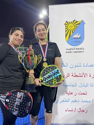 الأنشطة الرياضية بعمادة شؤون الطلبة نظمت بطولة البادل الجامعية الأولى