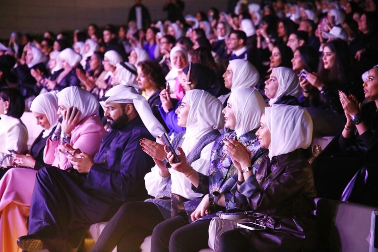 جانب من الجمهور في المسرح الروماني بمركز جابر الثقافي	(ريليش كومار)