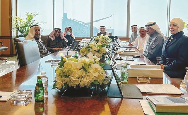 الوزير عبدالعزيز الماجد مترئسا اجتماع مجلس إدارة الهيئة العامة لشؤون القصر