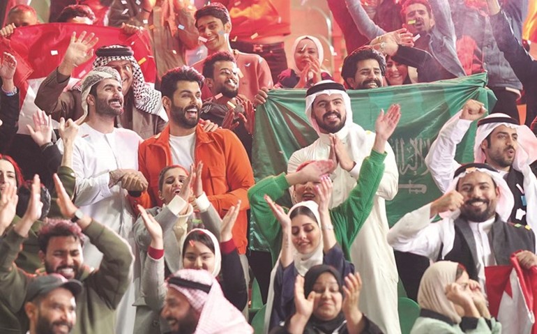 مشهد من الأغنية
