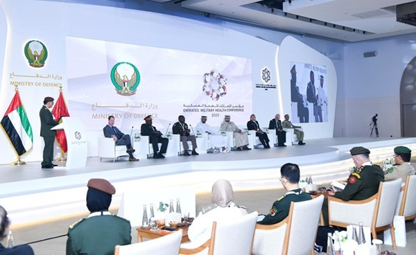 إحدى جلسات مؤتمر الإمارات للصحة العسكرية 2023