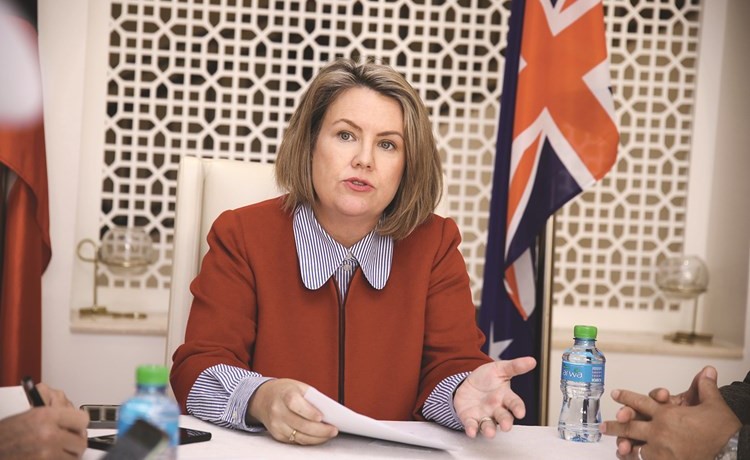 السفيرة الأسترالية ميليسا كيلي(ريليش كومار)