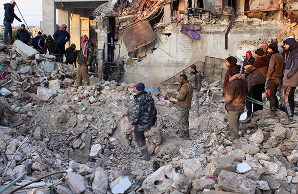 حصيلة قتلى الزلزال في تركيا وسورية تتجاوز الـ5000