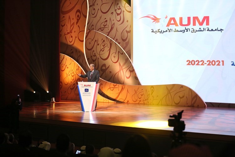 طالب الرفاعي يلقي كلمته في الحفل الختامي