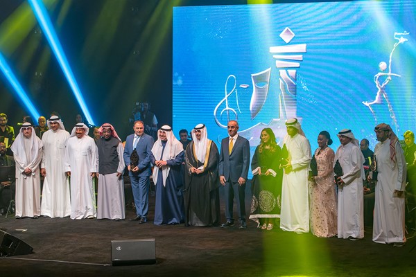  تكريم المحتفى بهم في افتتاح مهرجان القرين