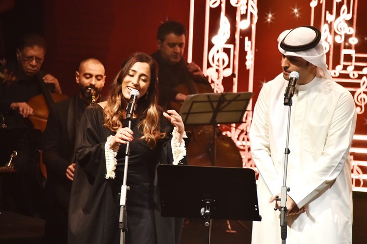 دويتو غنائي بين فهد السالم ودلال الدليمي