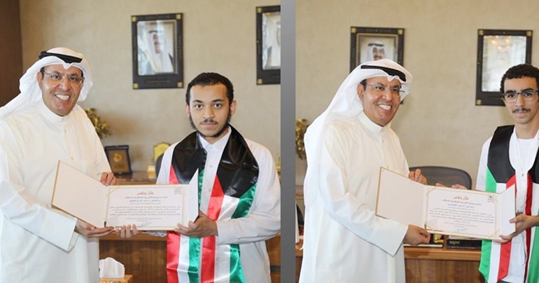 وزير التربية يُكرِّم الطلبة المشاركين في الأولمبياد العلمي الخليجي