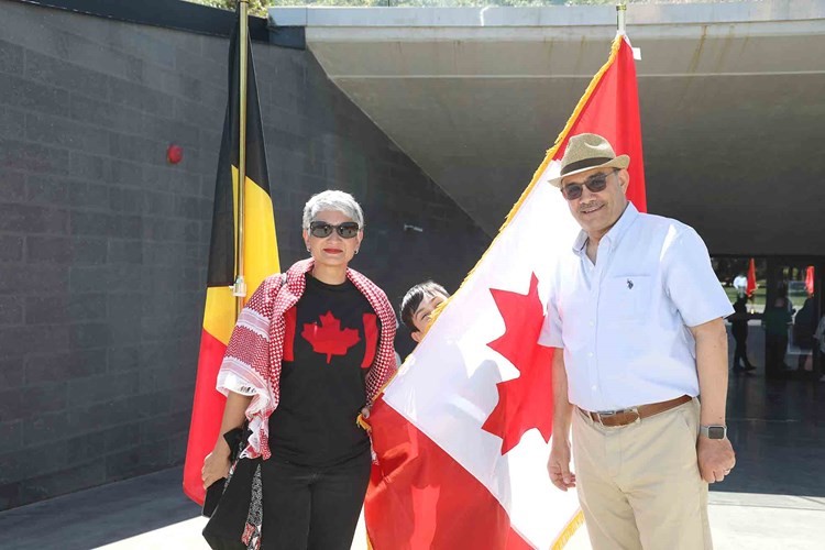 سفيرة كندا عليا مواني وسفير العراق المنهل الصافي
