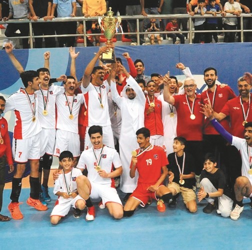تتويج الكويت بلقب دوري الشباب للكرة الطائرة