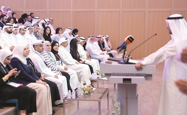 إحدى محاضرات مؤتمر البحث العلمي لجامعة الكويت 2023