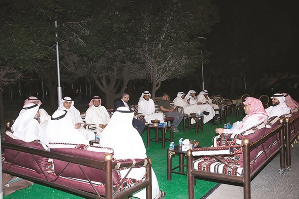جانب من استقبال د.وليد الطبطبائي