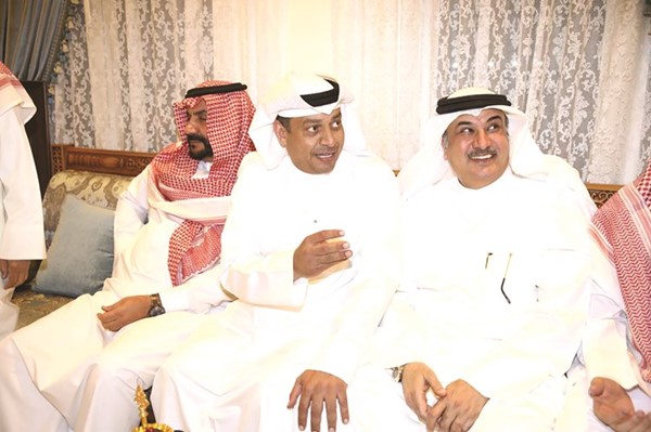 ناصر العياش ود.حمد المطر وماجد الشاهين