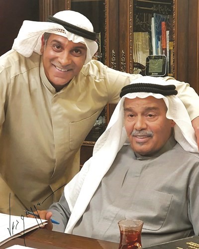راشد (عبدالعزيز مندني) مع المحامي عقيل (عبدالرحمن العقل)